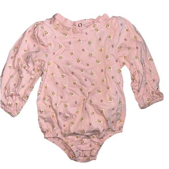 Baby Girl Footie Pajamas Long Sleeve Bodysuits Lot Size 3-6 Months 2 Way Zipper - Picture 9 of 11